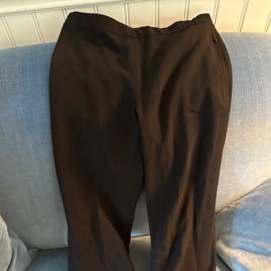 Theory Black pull-on pants